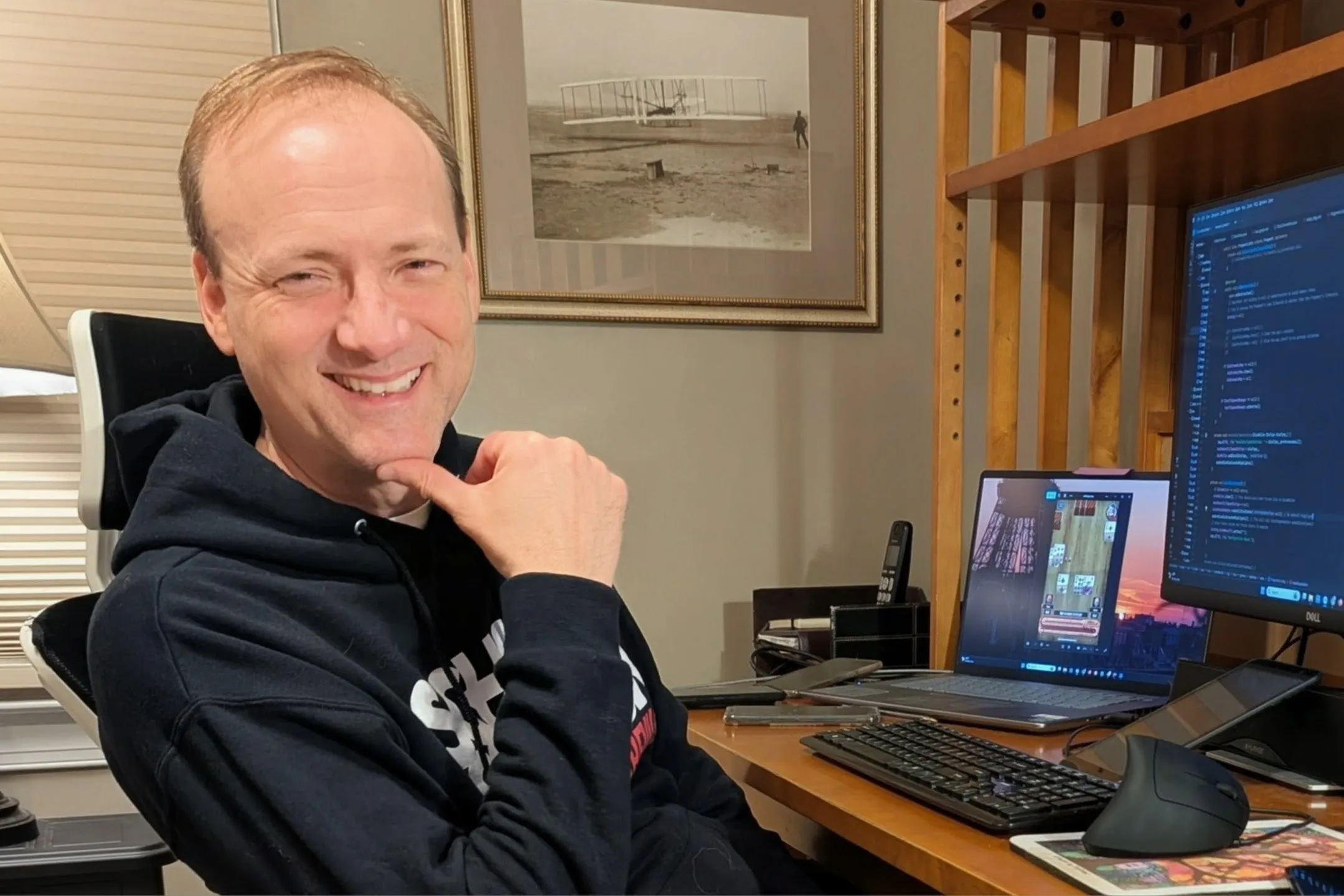 Michael Barnes founder of Nickel Buddy, LLC develops free-to-play games like Cribbage Club, supported by advertising through Google AdMob.